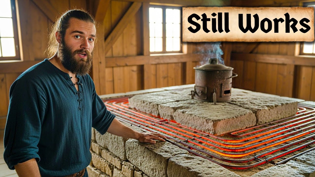 How Medieval People Built GENIUS DIY Heating Systems - YouTube