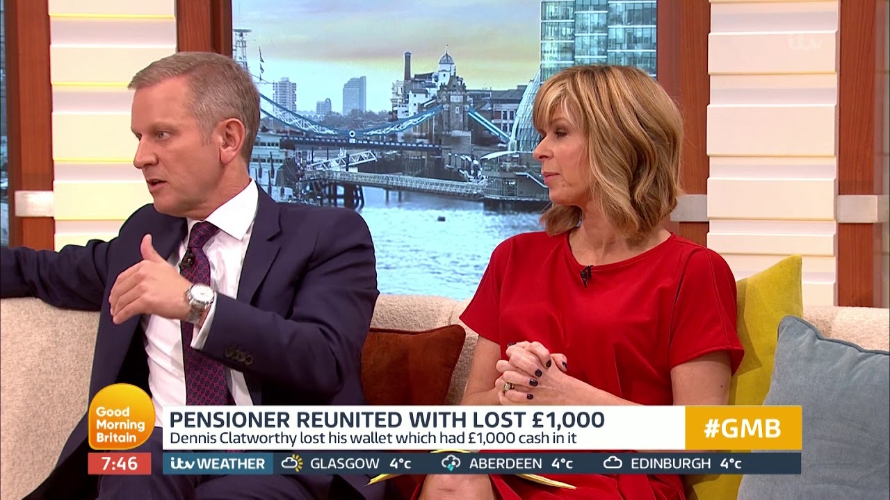 itv this morning alfie evans Pensioner Reunited with Lost £1000 | Good Morning Britain