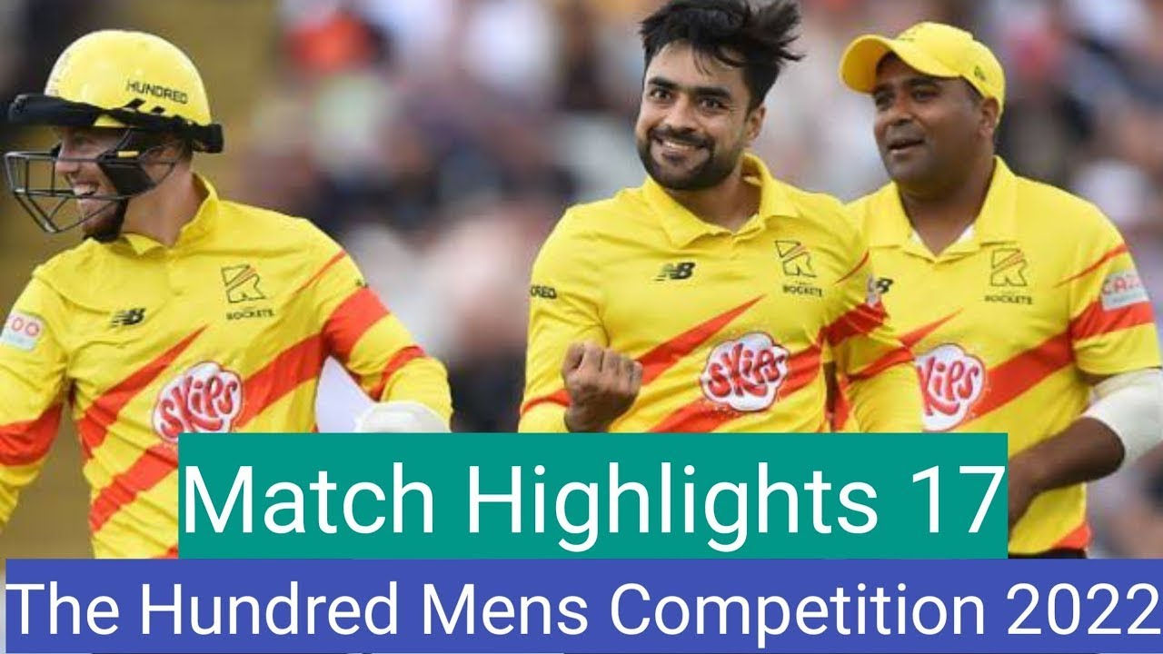 The Hundred Mens 2022 Competition | Oval Invincibles Vs Trent Rockets| SK SPORTS |