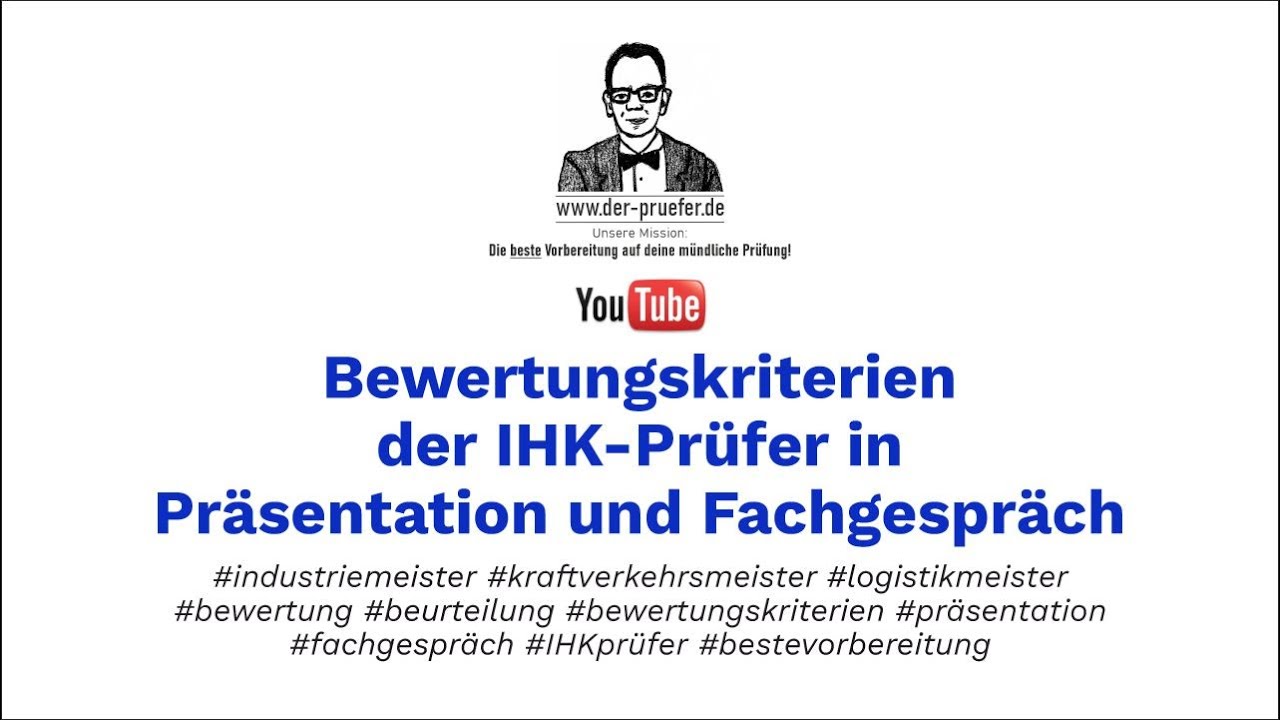 Bewertung mündliche Prüfung Fachgespräch 2026 Industriemeister Logistikmeister Kraftverkehrsmeister