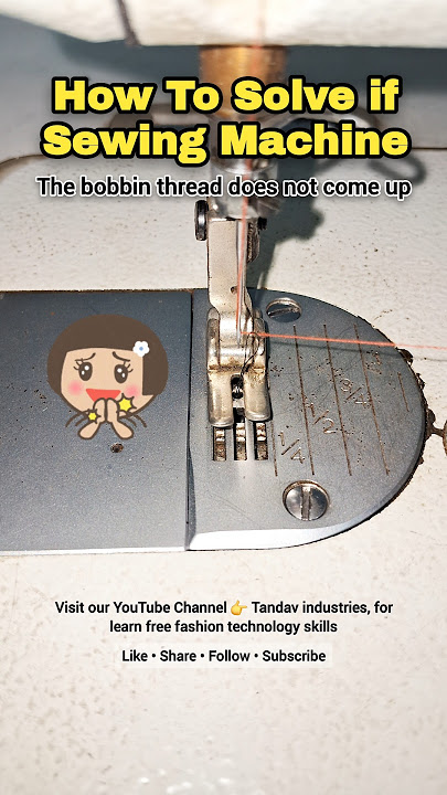 Bobbin Thread Not Catching | Bobbin Ka Dhaga Upar Nahi Aa Raha Hai 2 #sewing #stitch #shorts