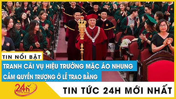 Hiệu trưởng ĐH Kinh tế giải thích ý nghĩa mặc áo nhung cầm quyền trượng ở lễ trao bằng tốt nghiệp