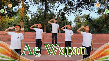 Ae Watan Watan Mere Aabad Rahe Tu | Dance Cover | Republic Day Dance | @lovetodanceak