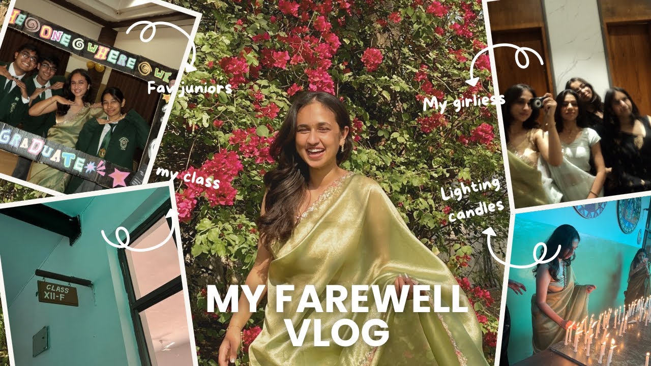 12th grade farewell vlog 🎓| chaotic prep days + grwm 🌷💌