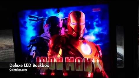 Iron Man Deluxe LED Backbox From CoinTaker.com