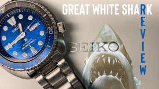 Beauty and A Beast? The Seiko Turtle Save The Ocean “Great White Shark” Special Edition Review