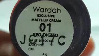 wardah exclusive matte lip cream 01 - 06 review