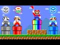 MARIO RAINBOW! Fire, Iced and Stone Flower Make Mario MORE Custom Pipe All Flower! | 2TB STORY GAME
