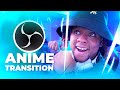 Obs anime slash stinger transition  free download and tutorial