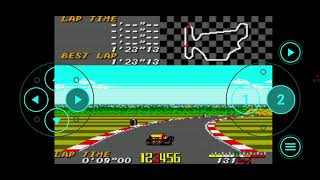 1992 Ayrton Senna's Super GP II Sega Game Gear Title 