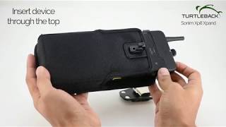 Turtleback's Nylon Belt Clip Holster for Sonim XP8 with Xpand Antenna Attachment