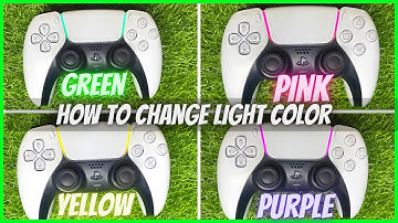HOW TO CHANGE COLOR ON PS5 CONTROLLER LIGHTBAR