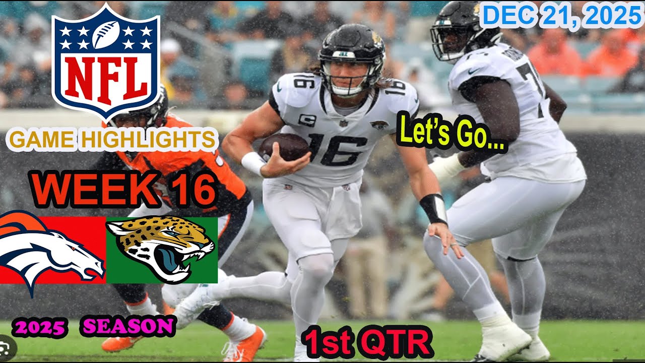 Denver Broncos vs Jacksonville Jaguars Week 16 Game 1st QTR
