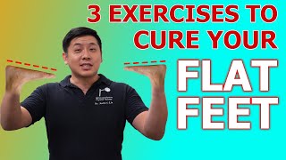 How to Treat FLAT FEET With 3 Exercises