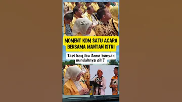 Moment KDM Satu Acara Dengan Mantan Istri Anne Ratna Mustika Shortvideo Shorts Dedimulyadi Kdm 