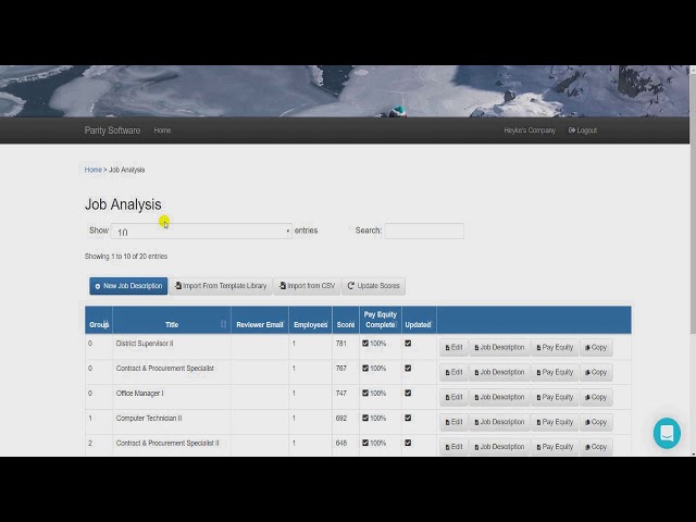 Parity Software Snippets