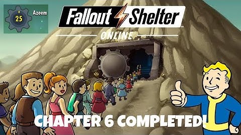 FALLOUT SHELTER ONLINE - iOS - Level 25 - Chapter 6 Complete - iPhone 11 Pro Max  Gameplay