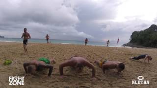 Тайский бокс в Таиланде на пляже Surin Beach — сборы с Андреем Басыниным