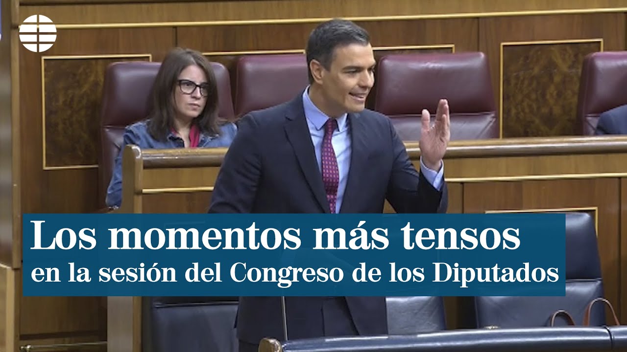 Los momentos más tensos de la sesión de hoy en el Congreso de los Diputados