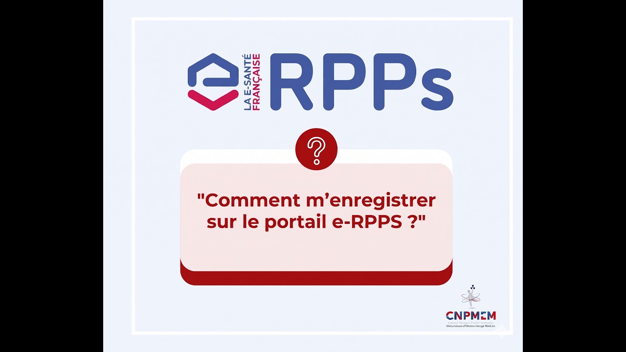 S’enregistrer au RPPS