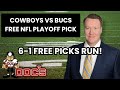 NFL Picks - Dallas Cowboys vs Tampa Bay Buccaneers Prediction, 1/16/2023 Playoff NFL Free Picks