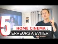 Home cinema the 5 mistakes to avoid