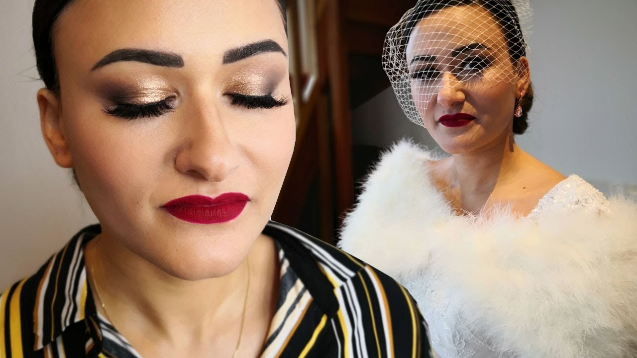 MARIÉE D'HIVER : SON MAQUILLAGE GLAMOUR ✨