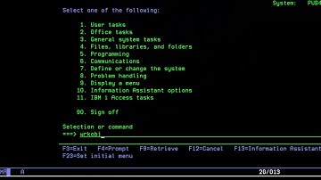 Introducción a los comandos básicos de AS/400 (IBMi)