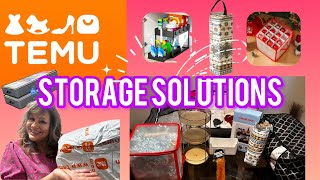 Temu Haul Storage Solutions Let's get organized #temu