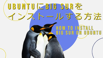 Ubuntu上のVMwareにmacOS 11 Big Surをインストールする方法