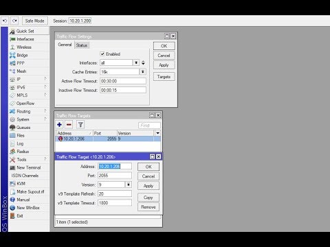 Mikrotik Traffic Flow with NFSen Server