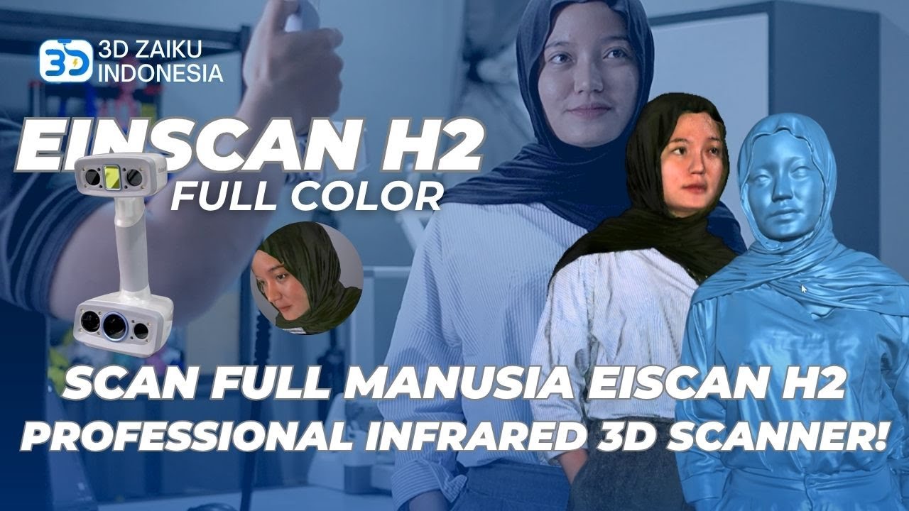 SCAN FULL BODY DENGAN EINSCAN H2 ! HIGH DETAIL!