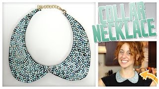 DIY Peter Pan (Collar) Necklace!  Do It, Gurl