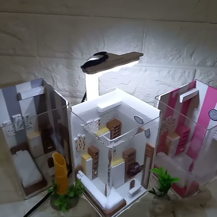 Aquarium Mini Ikan Cupang Viral Akuarium Model Kamar Kost Unik