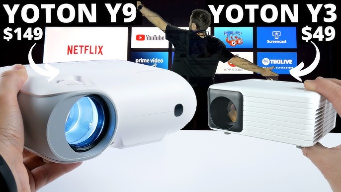 📽️ Being able to PLAY in 200?! REVIEW u test of the YOTON Y9 PROJECTOR. 