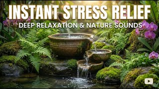 Healing Zen Drift Ambience Bamboo Fountain and Candle Glow for Deep Sleep Relaxation and Peace