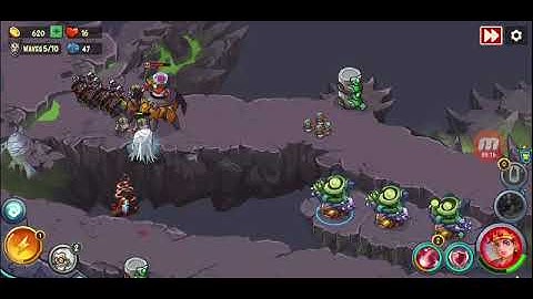 King Of Defense Battle Frontier - World 2 Stage 47 - Nightmare