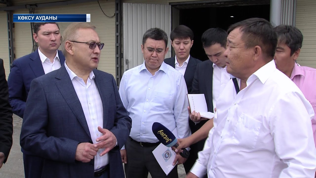 Аким области Жетысу Бейбит Исабаев с рабочим визитом посетил Коксуский район