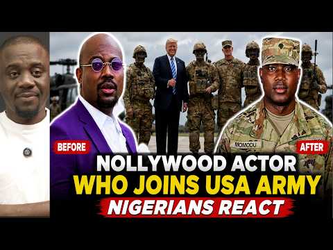 Nigerians React to Nollywood Actor Who Joins the U.S. Army