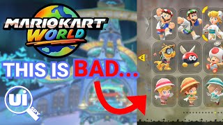 Mario Kart Worlds Character Select Screen SUCKS - UI Spy