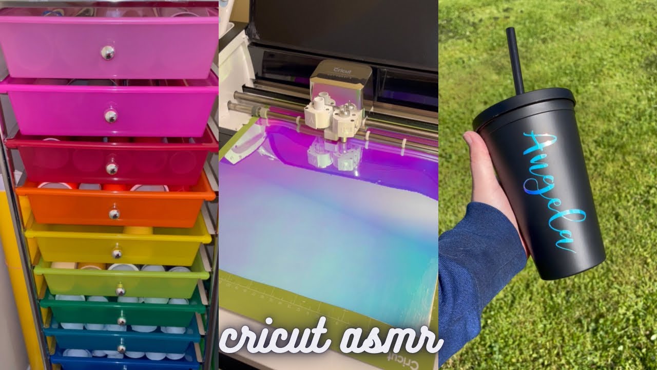 CRICUT ASMR #3✨ | Small Business Studio Vlog