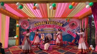 Sssvv Adarsh Bhartiya public school jassur  1st 2nd Saraswati Vandana done by students