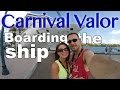 Carnival Valor - 5 Day Bahamas Cruise (Part 1 of 5) Boarding