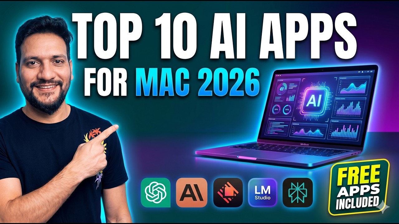 10 Best Mac AI Apps for Productivity in 2026 (ChatGPT, Raycast, LM Studio)