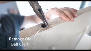 Ball Catch Replacement - French Doors - Lowes Gate House Ball Catch