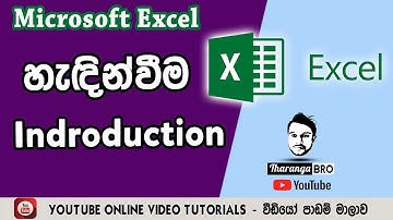 Introduction of Microsoft Excel | Excel for beginners | Microsoft excel tutorial 2021 In Sinhala