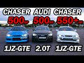 JDM МОНСТРЫ приехали НАКАЗЫВАТЬ VAG!!! Toyota Chaser 100 vs AUDI A3 vs TIGUAN 2.0T 500+ л.с. ГОНКИ