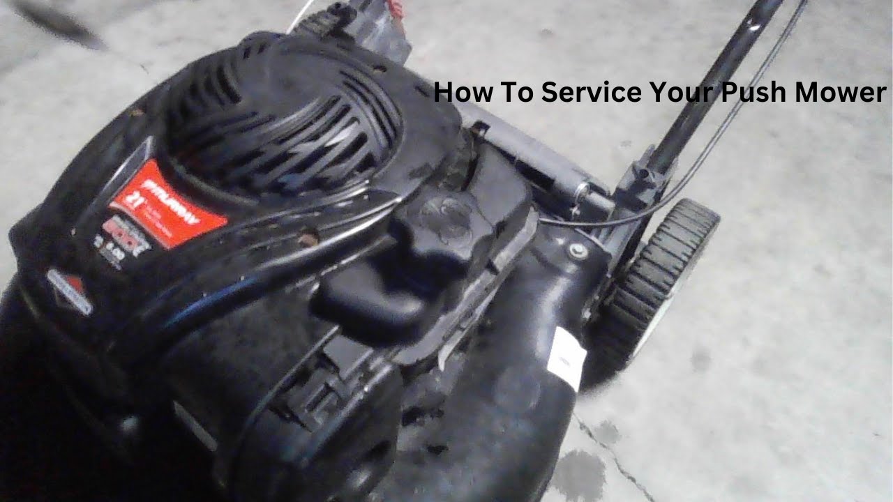 How To Service Your Push Mower - YouTube