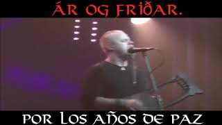 Wardruna - JARA [Skaldic version] w/ LYRICS + Subtitulos en español - Live