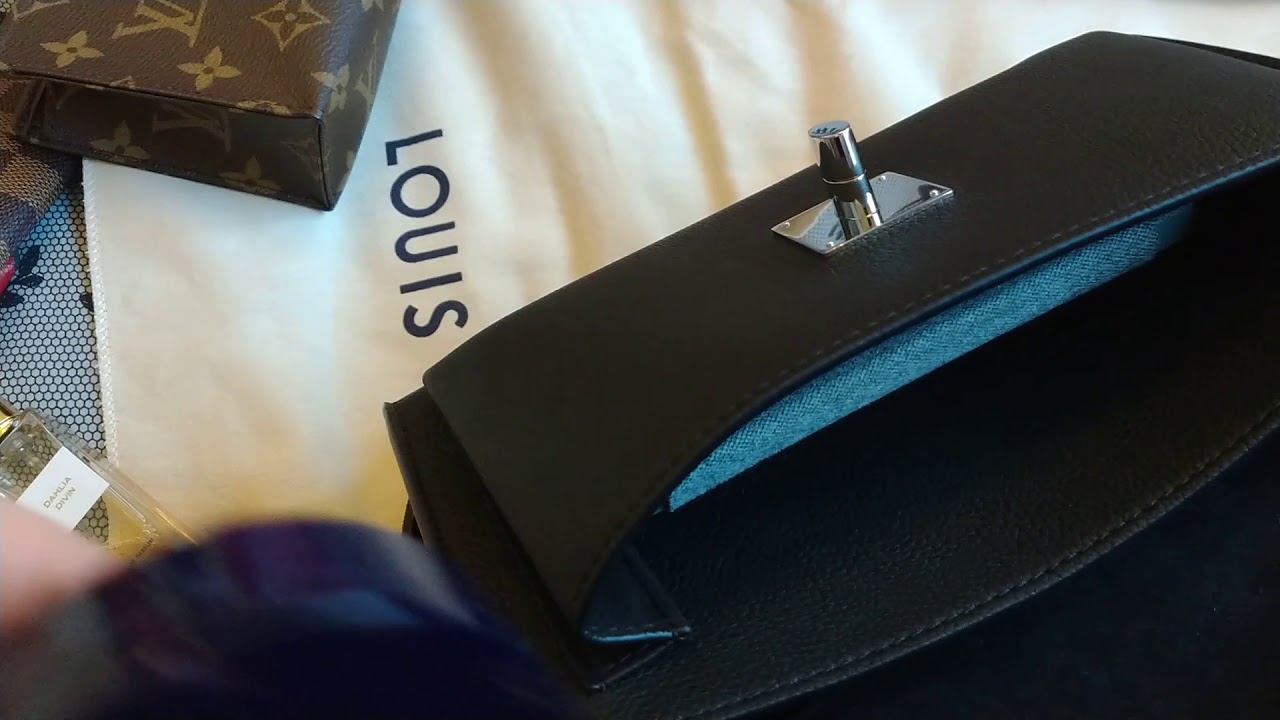 Unboxing  Louis Vuitton MyLockMe BB Noir Bag 